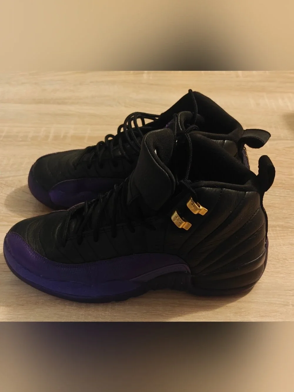 Nike Air Jordan 12 Retro GS Field Purple Black - Size 6.5Y - 153265-057